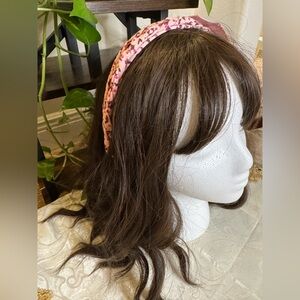 btween Pink Floral Print Headband